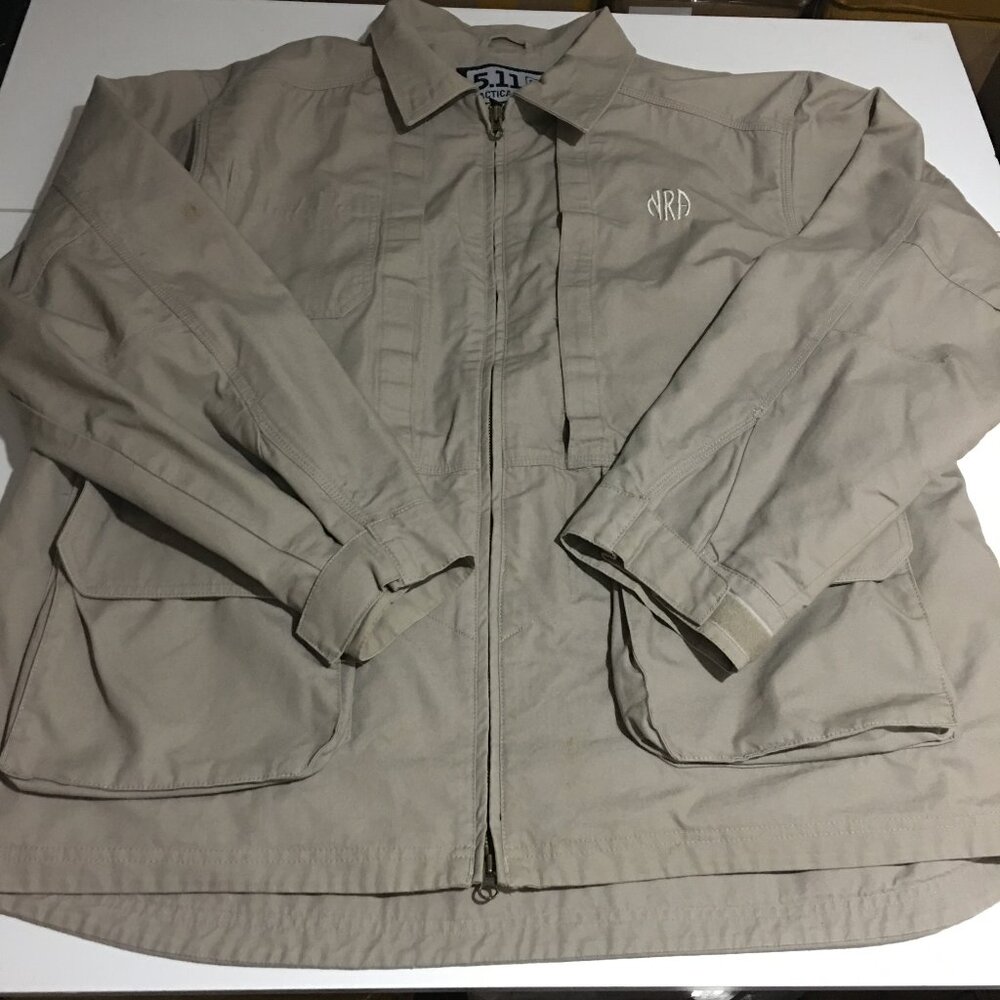 5.11 Tactical Series NRA Embroidered Mens XL Full Zip Heavy Coat Jacket Conceal